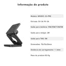 AirBase 3X® – Base de Carregamento Sem Fio 3 em 1 para Celular, Smartwatch e Fones (Qi)