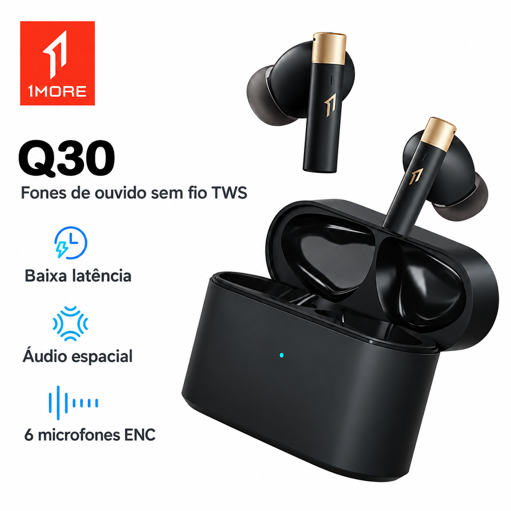 1MORE PistonBuds Pro Q30 — Fone ANC 4 Modos