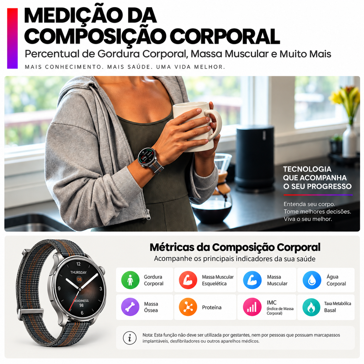 Amazfit Balance — Smartwatch com IA GPT-4o
