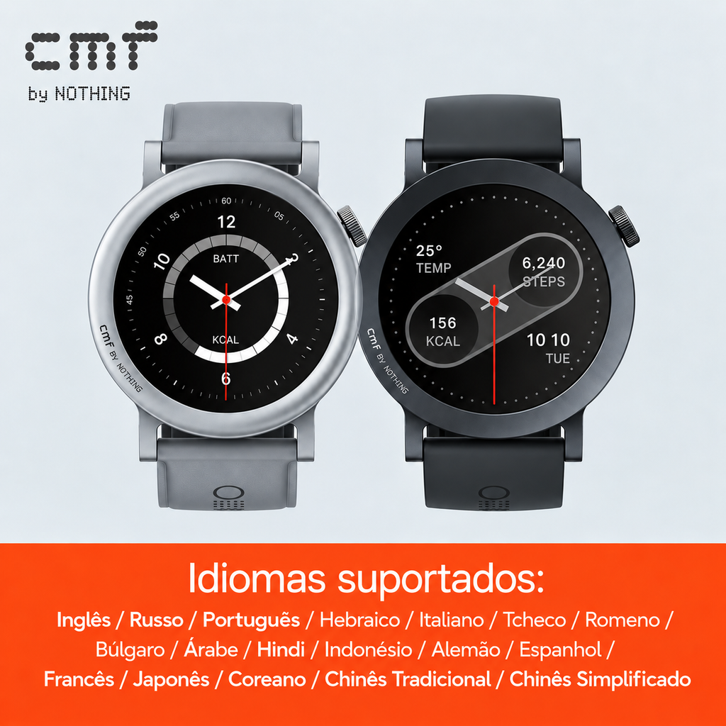 CMF Watch Pro 2 — Smartwatch Tungstênio
