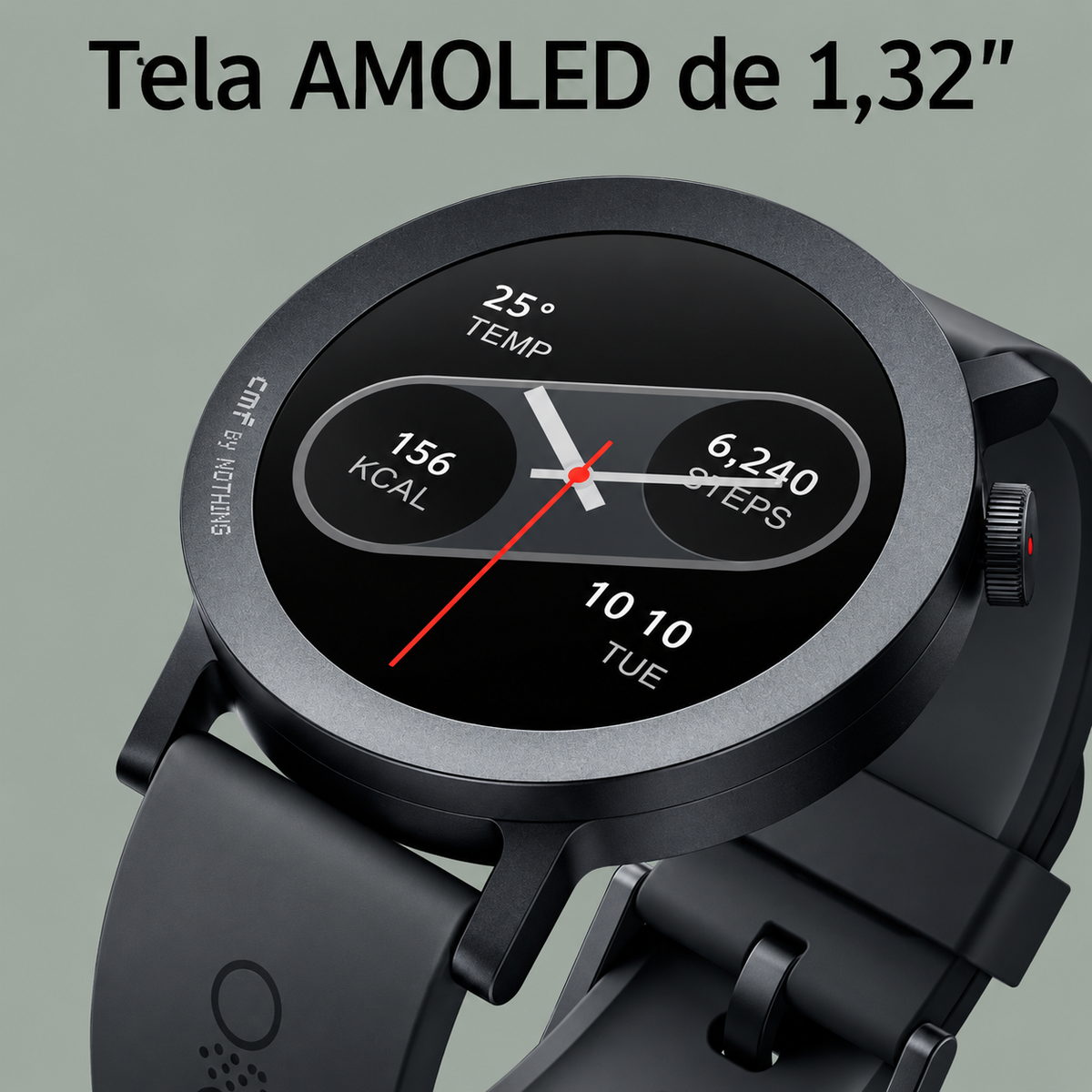 CMF Watch Pro 2 — Smartwatch Tungstênio