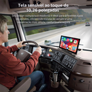 DriveSync Pro™ Central Multimídia Inteligente com CarPlay & Android Auto