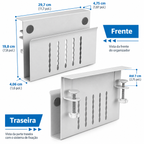 Klahr Side — Organizador Lateral de Mesa