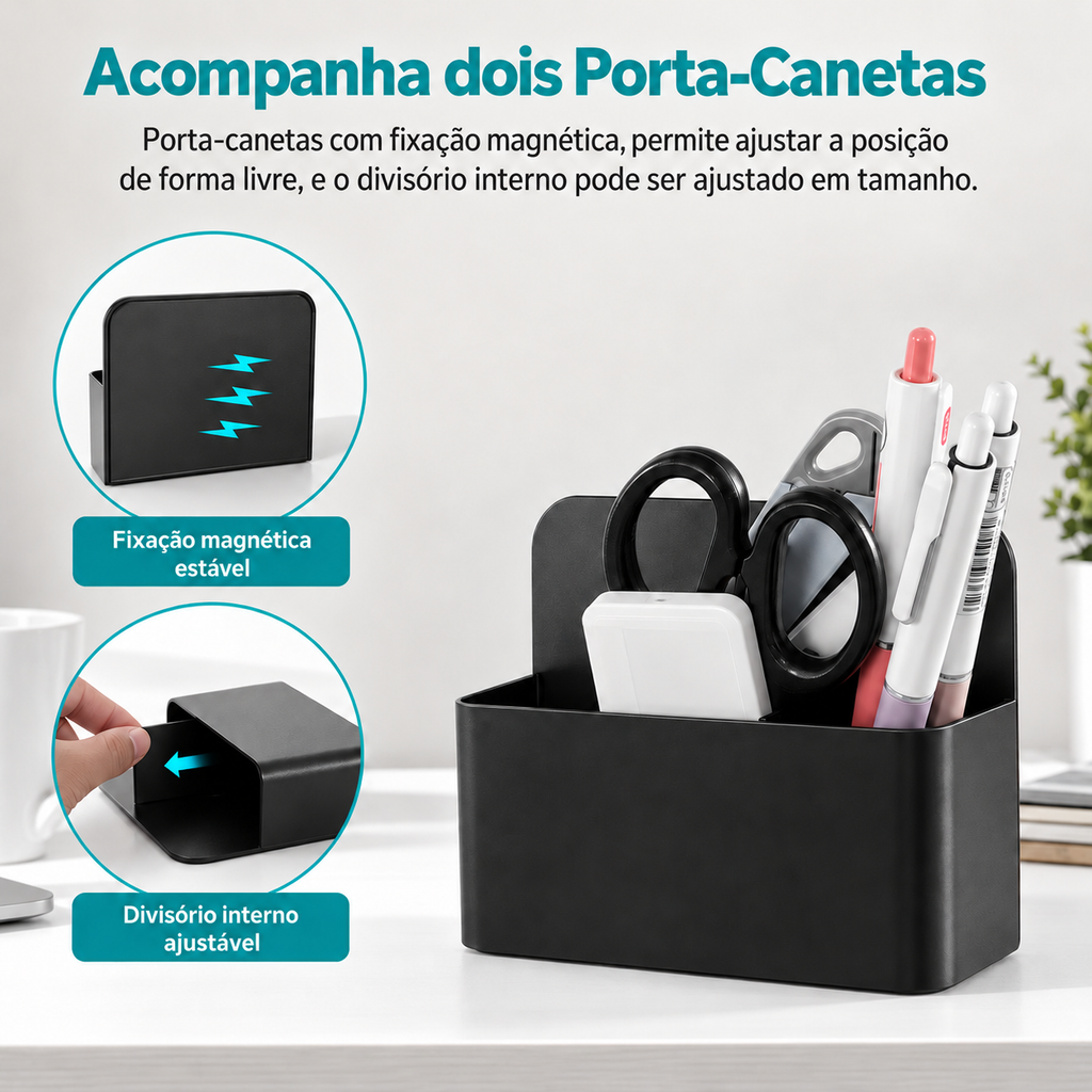 Klahr Side — Organizador Lateral de Mesa