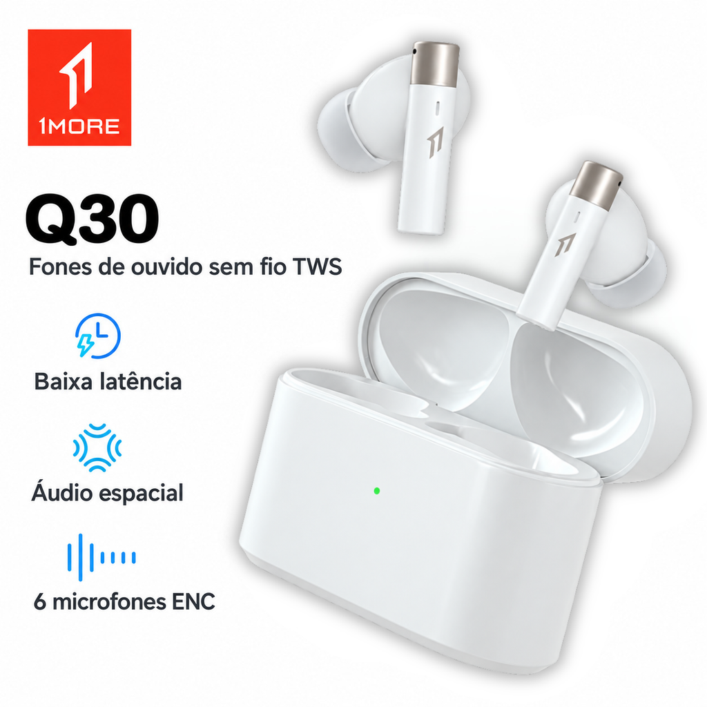 1MORE PistonBuds Pro Q30 — Fone ANC 4 Modos