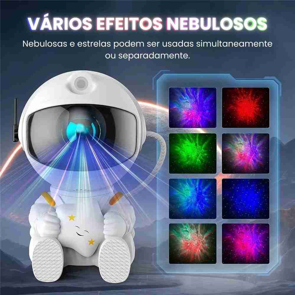 Astronauta Projetor de Galáxia - AstroGalaxy®