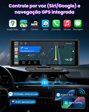 DriveSync Pro™ Central Multimídia Inteligente com CarPlay & Android Auto