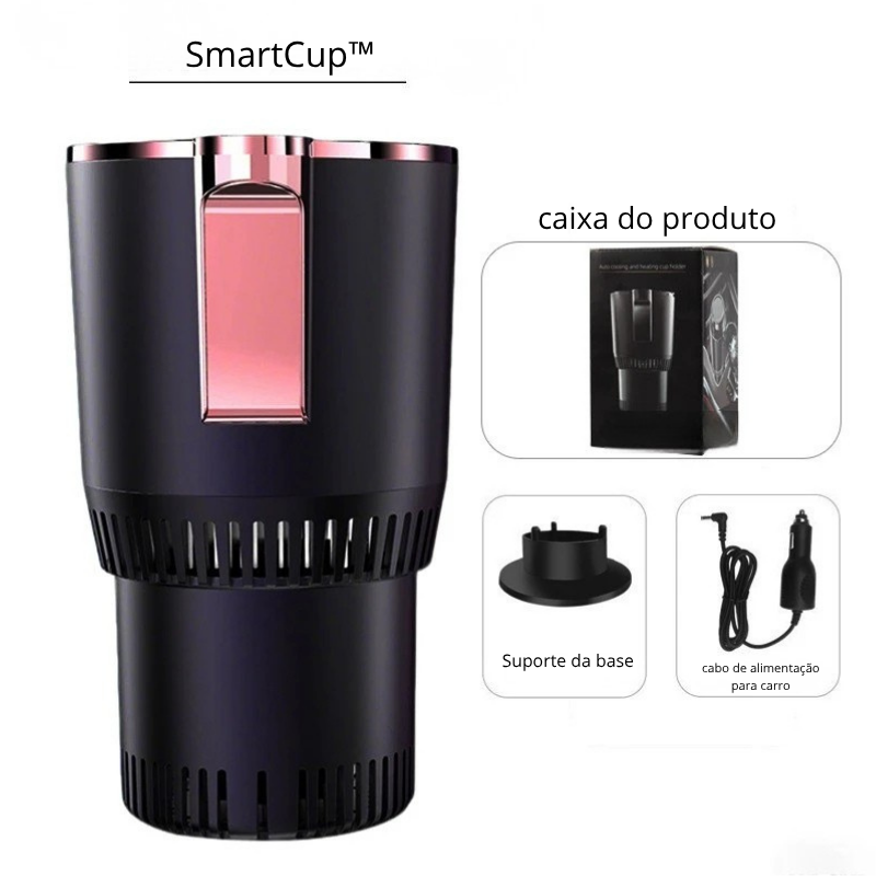 SmartCup™ — Copo Inteligente com Controle Touch de Temperatura para Casa e Carro