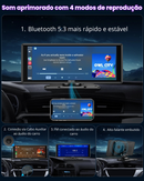 DriveSync Pro™ Central Multimídia Inteligente com CarPlay & Android Auto