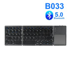 Mini Teclado Bluetooth Dobrável