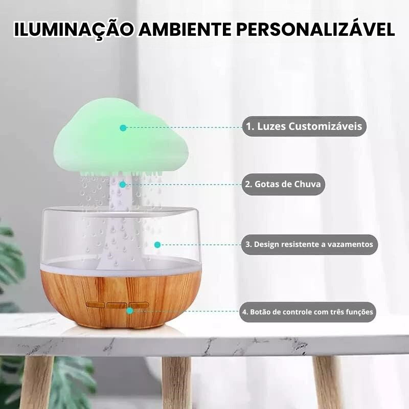Luminária Nuvem de Chuva - Gota Relax®
